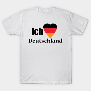 Ich liebe Deutschland/ I love Germany T-Shirt